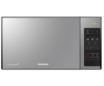 Kuchenka mikrofalowa SAMSUNG ME 83X-P 800W 23L Power Defrost Lustrzany